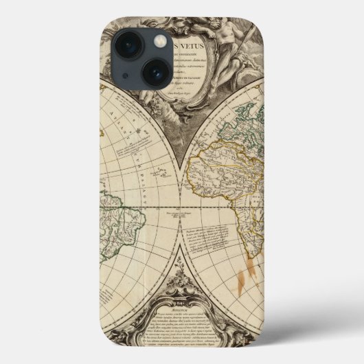WERELDKAART 8 Case-Mate iPhone CASE (Achterkant)
