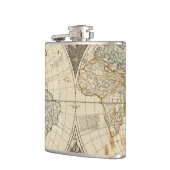 wereldkaart 8 heupfles (Links)