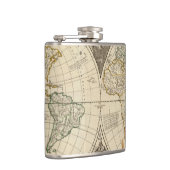 wereldkaart 8 heupfles (Rechts)