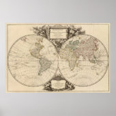 WERELDKAART 8 POSTER (Voorkant)