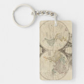 wereldkaart 8 sleutelhanger (Voorkant)