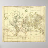 WERELDKAART 9 POSTER (Voorkant)