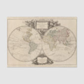 wereldkaart 9 tissuepapier (Voorkant)