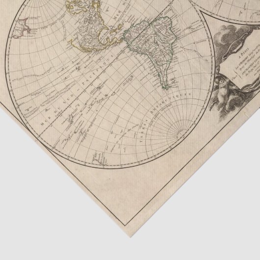 wereldkaart 9 tissuepapier (Detail)