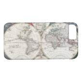 Wereldkaart Aarde Wereldbol iPhone 8/7 Hoesjes (Achterkant (Horizontaal))