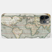 Wereldkaart Abraham Ortelius 1587-1595 Case-Mate iPhone Case (Achterkant (horizontaal))