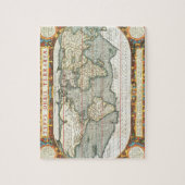  Wereldkaart Abraham Ortelius 1587-1595 Legpuzzel (Verticaal)