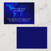 wereldkaart Achtergrond Visitekaartje (Voorkant / Achterkant)