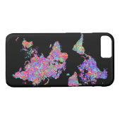 wereldkaart, Action Painting Case-Mate iPhone Case (Achterkant (Horizontaal))
