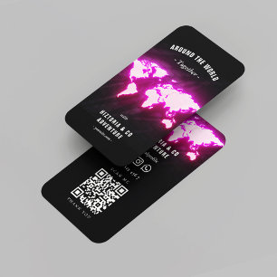 Wereldkaart Adventure-reisgids Visitekaartje