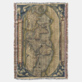 Wereldkaart Afghaans Deken (Voorkant Verticaal)