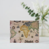 Wereldkaart - Afrika Briefkaart (Staand voorkant)