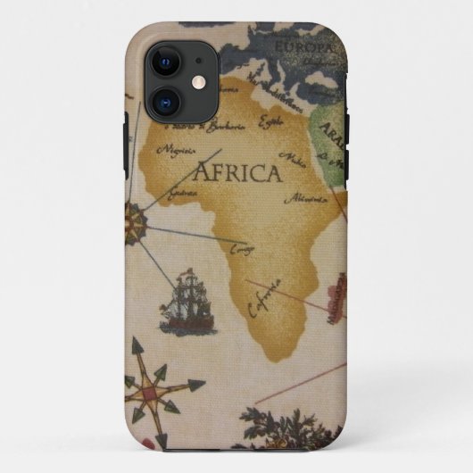 Wereldkaart - Afrika Case-Mate iPhone Case (Achterkant)