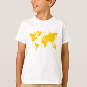 Wereldkaart - Amber T-shirt