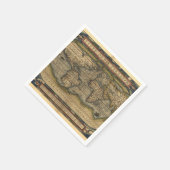 Wereldkaart Antiek Atlas Servetten (Hoek)