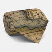 Wereldkaart Antiek Atlas Stropdas (Opgerold)