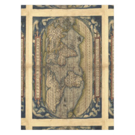  Wereldkaart Antiek Atlas Tafelkleed