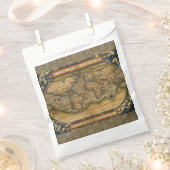 Wereldkaart Antiek Ortelius Europe Travel Bedankzakje (Geknipt)