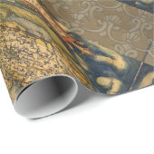 Wereldkaart Antiek Ortelius Europe Travel Cadeaupapier (Rol Hoek)