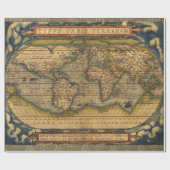 Wereldkaart Antiek Ortelius Europe Travel Cadeaupapier (Vlak)