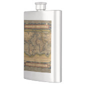 Wereldkaart Antiek Ortelius Europe Travel Flacon (Links)