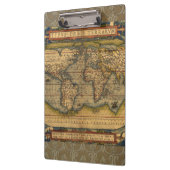 Wereldkaart Antiek Ortelius Europe Travel Klembord (Links)