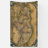 Wereldkaart Antiek Ortelius Europe Travel Spandoek (Verticaal)
