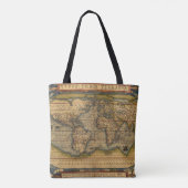 Wereldkaart Antiek Ortelius Europe Travel Tote Bag (Achterkant)
