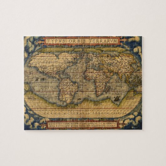 Wereldkaart Antiek Ortellius Europe Travel Legpuzzel (Horizontaal)