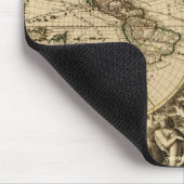  Wereldkaart Art Collectie Muismat (Hoek)