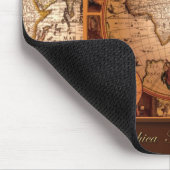  Wereldkaart Art Collectie Muismat (Hoek)