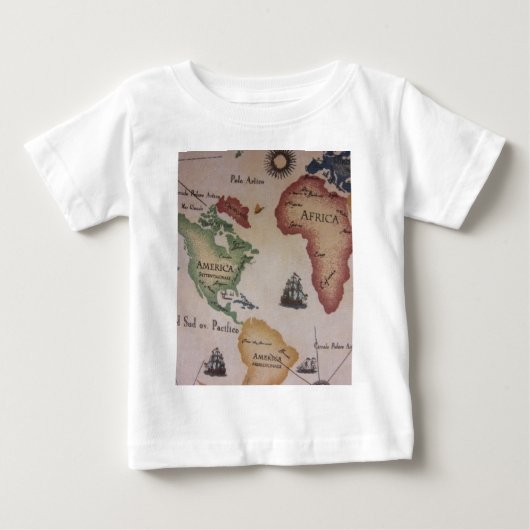 Wereldkaart — Atlantische Oceaan (Voorkant)
