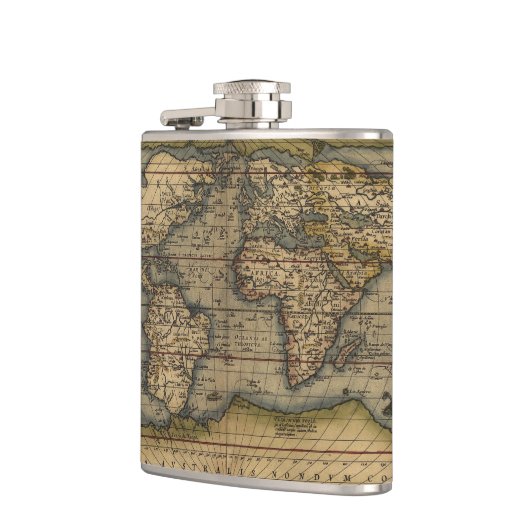  Wereldkaart Atlas Historisch Heupfles (Links)