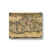 Wereldkaart Atlas Historisch Ontwerp