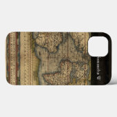 Wereldkaart Atlas Historisch Ontwerp Case-Mate iPhone Case (Achterkant (horizontaal))