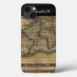  Wereldkaart Atlas Historisch Ontwerp Case-Mate iPhone Case