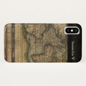 Wereldkaart Atlas Historisch Ontwerp Case-Mate iPhone Case (Achterkant (horizontaal))