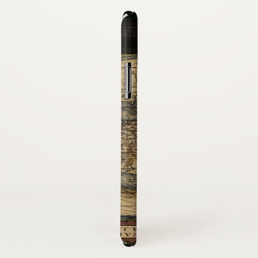 Wereldkaart Atlas Historisch Ontwerp Case-Mate iPhone Case (Achterkant / rechts)