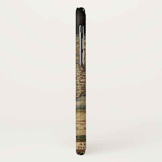 Wereldkaart Atlas Historisch Ontwerp Case-Mate iPhone Case (Achterkant/links)