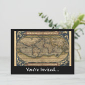 Wereldkaart Atlas Historisch Ontwerp Kaart (Staand voorkant)