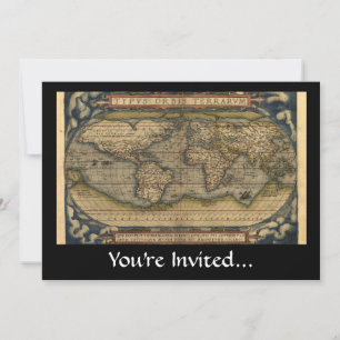 Wereldkaart Atlas Historisch Ontwerp Kaart