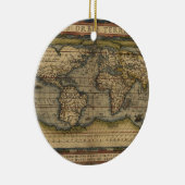  Wereldkaart Atlas Historisch Ontwerp Keramisch Ornament (Rechts)