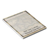  Wereldkaart Atlas Historisch Ontwerp Notitieblok (Schuin)