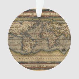  Wereldkaart Atlas Historisch Ornament