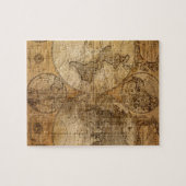  Wereldkaart Atlas Legpuzzel (Horizontaal)