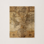  Wereldkaart Atlas Legpuzzel (Verticaal)