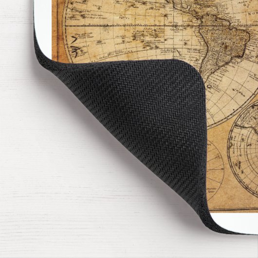  Wereldkaart Atlas Muismat (Hoek)