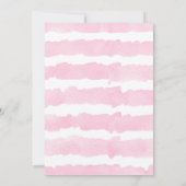 Wereldkaart avontuur wacht op meisje baby shower r kaart (Achterkant)