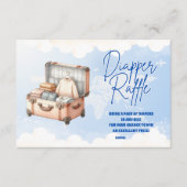 Wereldkaart Avontuur Waits Diapper Raffle Informatiekaartje (Voorkant)