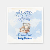 Wereldkaart Avontuur WaitsBabydouche Servet (Voorkant)